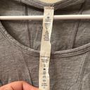 Lululemon Between The Lines Long Sleeve Size 2 Heathered Grey Desert Snake Black Photo 3