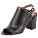 Givenchy women’s studded black leather slingback mules booties IT 35.5 US 5.5 Photo 0