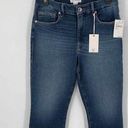 Good American  Good Petite Straight Jeans NEW Size 10 Cropped Women's Dark Blue Photo 0