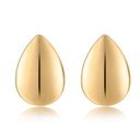 Ettika  Tear Drop Earrings 18K Plated Gold solid Statement Bubble Minimalist Photo 0