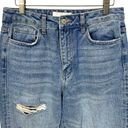 Vervet  Rendition Emma Distressed Mom Blue Jeans Ultra High-Rise Cotton 26 VT1151 Photo 2