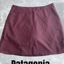 Patagonia  skort maroon burgundy size zip size 6 Photo 1