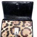 Fendi Authentic  Leopard Print Calf hair/ Leather Wallet Photo 6