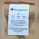 Champion  Women's Vest with Hoodie Quilted C Logo Campus Tan Size Large MSRP $65 Photo 6