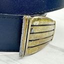 Vintage Blue Bruno Val  Leather Concho Belt Size Small S Womens Photo 4