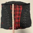 Tripp NYC  Women’s Goth Red Black Bustier Corset Strapless MISSING ZIPPER size XL Photo 12