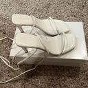 Tony Bianco Revolve  Jenna Sandal In White Sheep Napa Photo 1