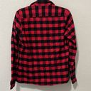 Krass&co THE VERMONT FLANNEL  Women's Classic Red Buffalo Flannel Shirt, Size S Photo 9