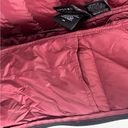 London Fog  Burgundy Lightweight Packable Down Hooded Full Zipper Puffer Jacket Photo 7