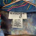 Anage Denim Embellished Paisley Jacket Sz Large Photo 8