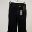 Lee x Free People High Rise Flare In Washed Black Size 27 Photo 2