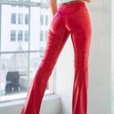 Revice Denim Red Revice Star Flare Pants Photo 0