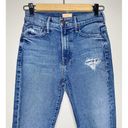 In Bloom Mother Insider Ankle Jeans  and Doom Blue Straight Leg Size 25 High Rise Photo 4