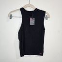 n:philanthropy NWT  Black Ribbed Sleeveless Women Small Soleri High Neck Tank Top Photo 1