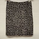 CAbi  Jungle Animal Print Ponte Pencil Skirt #3402 Size 6 Photo 1