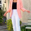 Boutique NWT Peachy Pink Blazer With Pockets Photo 0