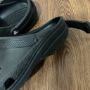 Crocs FLAWED  Black Classic Rubber Slip On Clogs Size 8 Women’s 6 Men’s $50 Photo 1