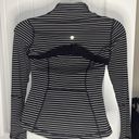 Lululemon Define Jacket Luon-Black and White Striped Photo 4