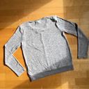 cupio  Crisscross X V-neck Lightweight Soft Sweater, Gray Heather, Size S Photo 12