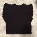 ZARA ruffle sleeve top Photo 1