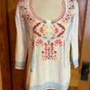 Harper  Francesca’s Collections Embroidered Hippie Chic Tunic Photo 7