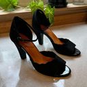 Arizona Jeans Arizona Jean company Faux suede Black heels size 7 LIKE NEW. Worn once Photo 1