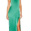 Revolve SNDYS  Green Maxi Halter Dress Photo 2