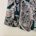 Chico's Chico’s Size Large Paisley Ruffled Front Button Down Top Photo 6