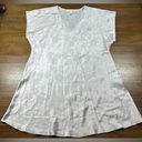 Oscar de la Renta  Vintage Nightgown Pink Label Short Sleeve White Gown Large Photo 0