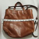 Madewell  leather tote with suede on one side Photo 8