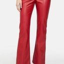 Dolls Kill NWT  Delia’s Red Vegan Leather Pants XL Photo 0