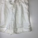 Farm Rio  Tailored Linen High Rise Shorts cream/ivory Size Large Photo 5