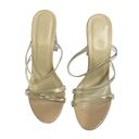 Charlotte Russe Open Toe Strappy Clear Block Heel Sandal 8 Photo 2