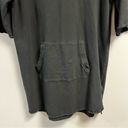 DKNY  Sport Hoodie Dress/ Tunic Black Short Sleeve Hooded Mini Sz S GUC Photo 2