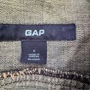 Gap Vintage  Womens Denim Jean Jacket Dark Dirty Wash Fall 2002 Preppy Size S Y2K Photo 8