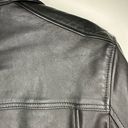 ALLSAINTS ‎ Sheep Leather Luna Biker Jacket in Black Size Medium Photo 6