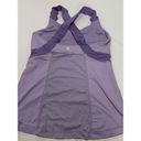 Lululemon  Women's Active Tank Crisscross Back Workout Athletic Gym Purple Size 6 Photo 4