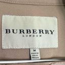 Burberry  London Camel Tan Black Contrast Trench Coat Belted Double Breasted Photo 6