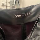 ZARA Leather High Waisted Pants Photo 3