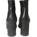 Michael Kors VTG  Leather Embossed Floral Side Zip Boots Ankle Booties, Black 10 Photo 4