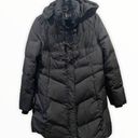 Guess  Black Hooded Duffle Coat Photo 0