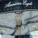 American Eagle  Artist Stretch Crop Jeans Women's Size 4 Dark Wash Low Rise Photo 1