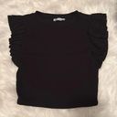 ZARA ruffle sleeve top Photo 0