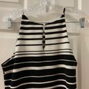 Renee C  B/W High Neck Spaghetti Strap Dress S Photo 6