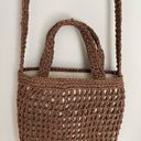 Madewell Woven Straw Mini Pocket Transport Tote Photo 1