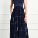 Hill House  The Ellie Nap Dress In Navy Velvet NWT Size Small Photo 0