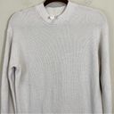 Lululemon  Merino Wool-Blend Ribbed Crewneck Sweater White Opal Size 4 Photo 5