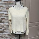 360 Cashmere  yellow/beige light weight knit cashmere pullover sweater Sz XS $334 Photo 2