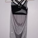 Lululemon  gray tank top with built-in bra Photo 4