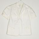 Dress Barn  Three Button Front Short Sleeves Blazer Womens Size XL White‎ Work Photo 0